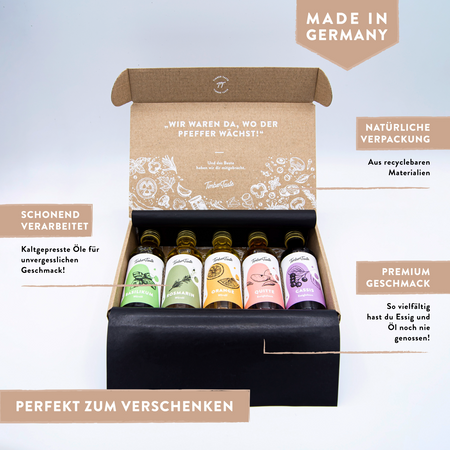 5. Bild von 5x40ml NUSSIGE Öle - Geschenkset Genusspaket für Frauen