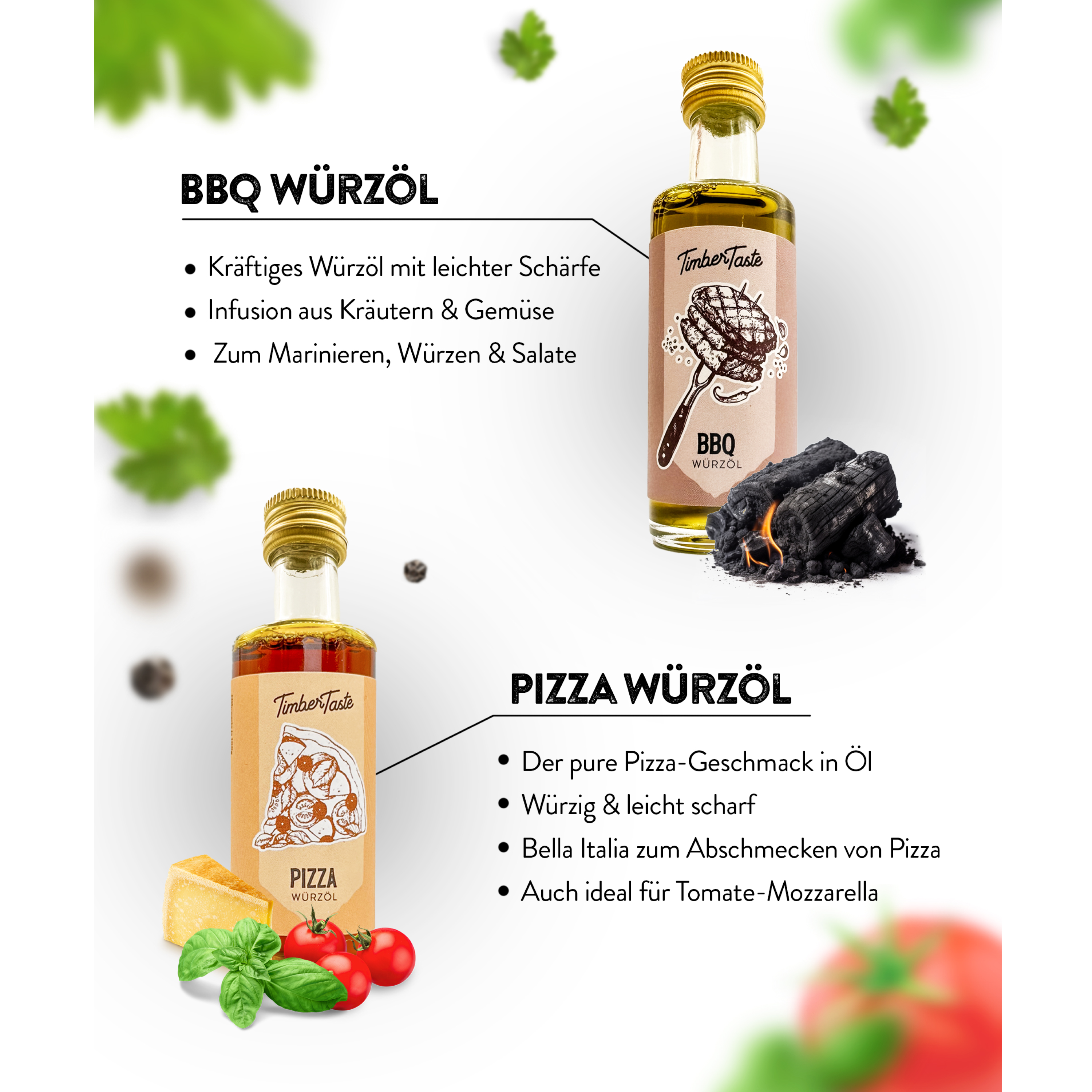 5x50ml ERLESENE Öle - Geschenkset Genusspaket für Männer
