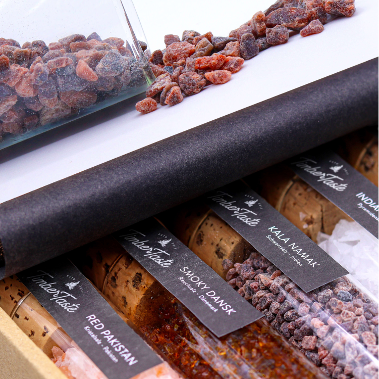 5x Salz Sorten - fertiges Salz Geschenkset Genusspaket für Männer