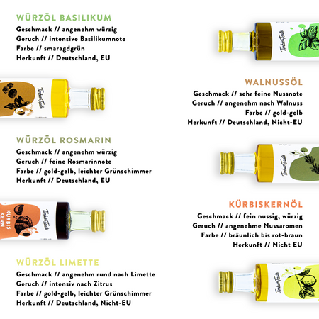 2. Bild von 5x50ml SPEZIAL Öle - Geschenkset Genusspaket für Frauen