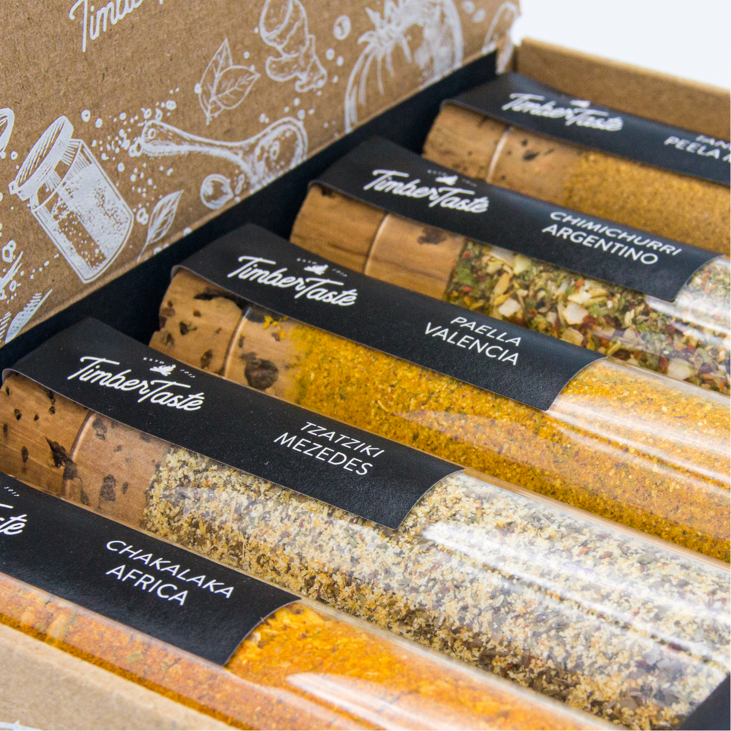 5x Gewürze der Welt - Edles Geschenkset Genusspaket für Frauen