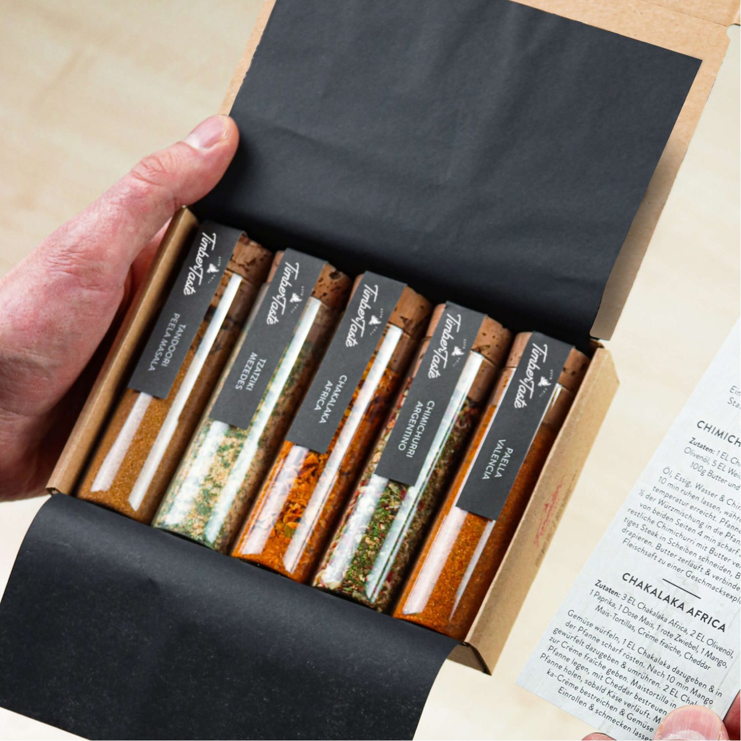 5x Gewürze der Welt - Edles Geschenkset Genusspaket für Frauen