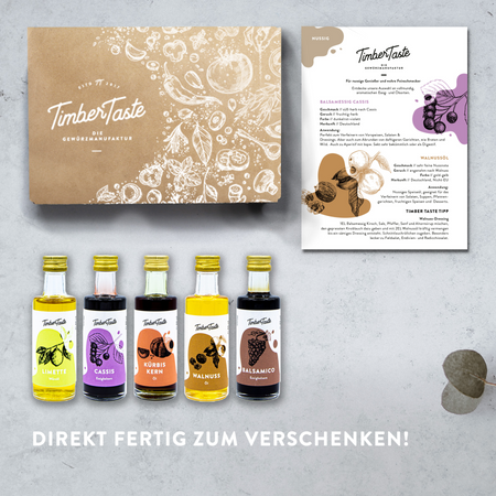 6. Bild von 5x40ml NUSSIGE Öle - Geschenkset Genusspaket für Frauen