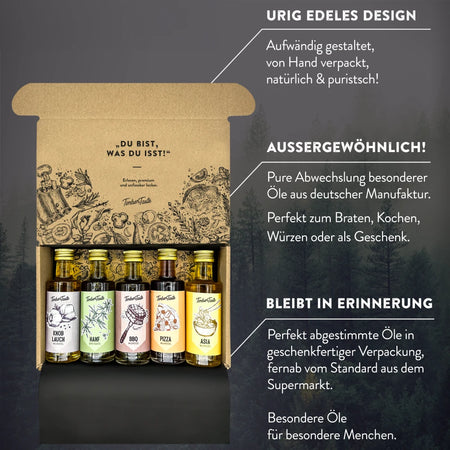 5. Bild von 5x40ml ERLESENE Öle - Geschenkset Genusspaket für Männer