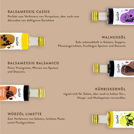 3. Bild von 5x40ml NUSSIGE Öle - Geschenkset Genusspaket für Frauen